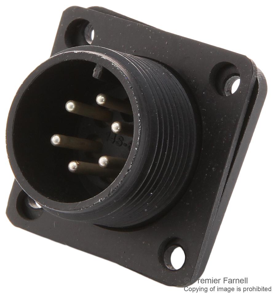 C90-3102R14S-6P SOCKET, CHASSIS, 6WAY HARWIN