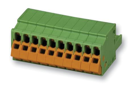 QC 1,5/4-ST TERMINAL BLOCK, PLUGGABLE, 4POS, 16AWG PHOENIX CONTACT
