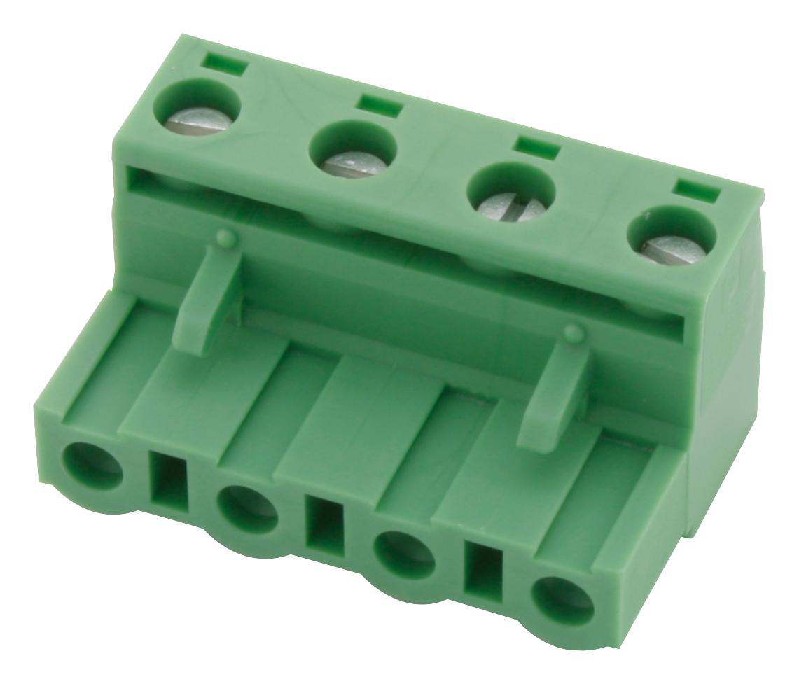 GMSTB2,5/4-ST-7,62 TERMINAL BLOCK, PLUGGABLE, 4POS, 12AWG PHOENIX CONTACT