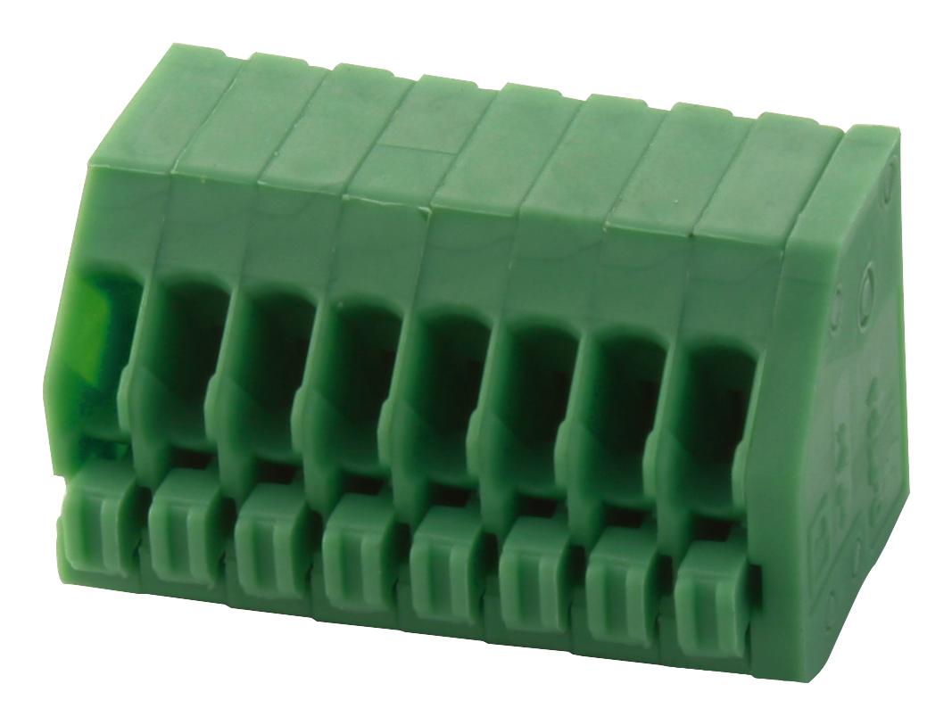 PTSA0,5/ 8-2,5-Z TERMINAL BLOCK, WIRE TO BRD, 8POS, 20AWG PHOENIX CONTACT