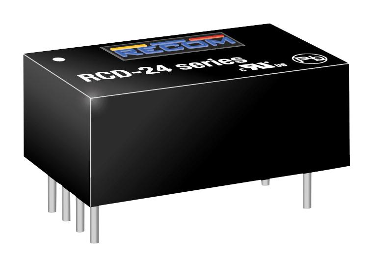RCD-24-0.35/W LED DRIVER, DC-DC, CC, 0.35A, 35V RECOM POWER