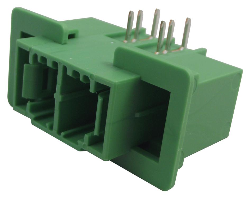 DFK-PC 5/3-G-7.62 HEADER, FEED-THROUGH, 7.62MM, 3WAY PHOENIX CONTACT