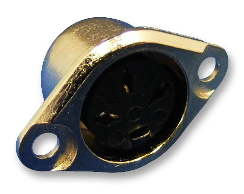 0103 07 SOCKET, CHASSIS, DIN, CATCH, 7WAY LUMBERG