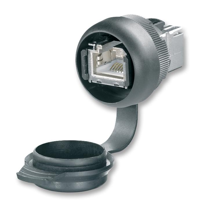 1018790000 ADAPTER, 8POS, RJ45, CAT6A, JACK-JACK WEIDMULLER