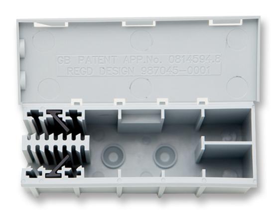 WAGOBOX JUNCTION BOX, GREY, 39X44X108MM WAGO