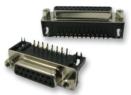 618025231321 SOCKET, D SUB, PCB, R/A, 25WAY WURTH ELEKTRONIK