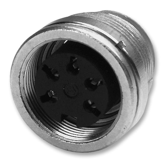 T 3403 000 SOCKET, FRONT PANEL MNT, C091A, 6WAY AMPHENOL SINE/TUCHEL