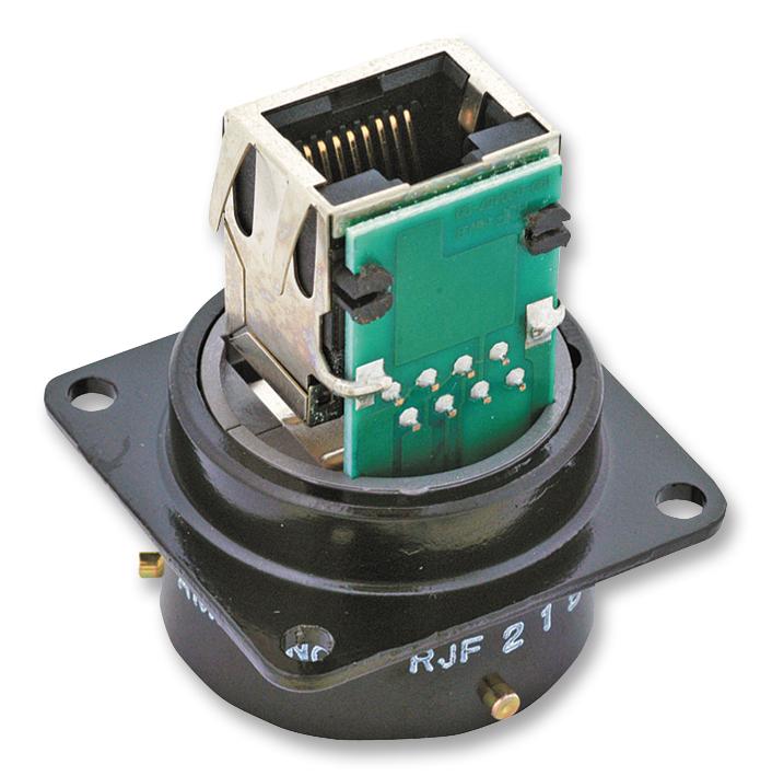 RJF21N IN-LINE ADAPTER, RJ45 JACK-JACK, CAT5E AMPHENOL SOCAPEX