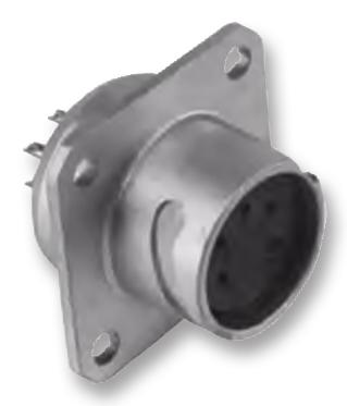 165-11 RECEPT., PANEL, 165 SERIES, 12WAY AMPHENOL