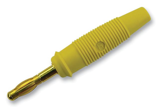 972518703 PLUG, 4MM, YELLOW, 5PK, KST HIRSCHMANN TEST AND MEASUREMENT