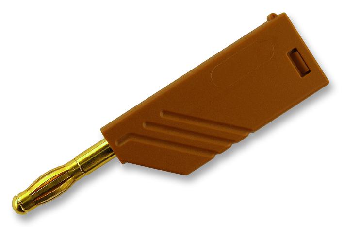 934100705 TEST PLUG, 4MM, BROWN, KUN HIRSCHMANN TEST AND MEASUREMENT
