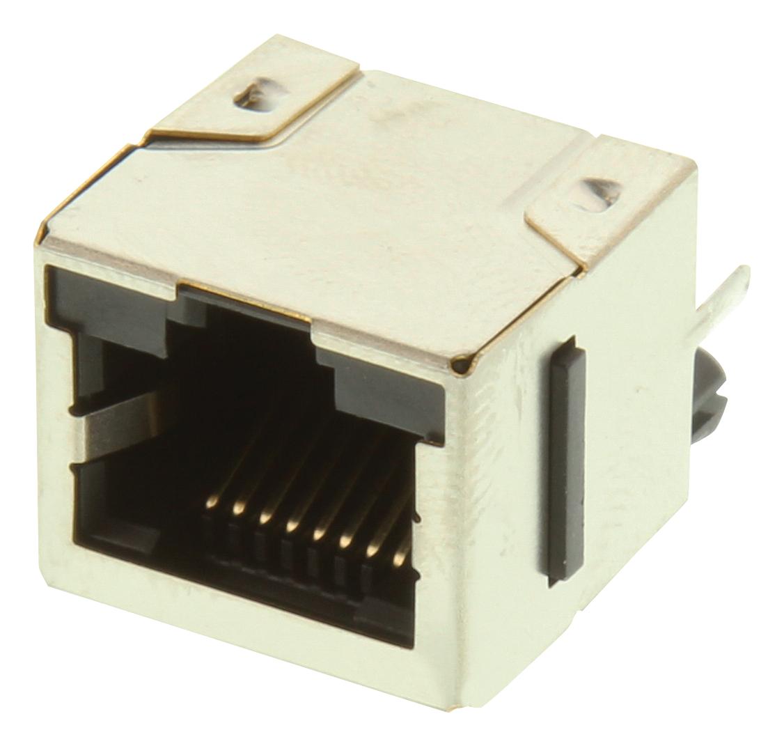 RJHSE-3081 JACK, RJ45, W/LED, VERTICAL, 1PORT AMPHENOL ICC