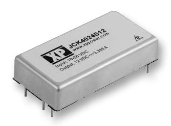 JCK4024D15 DC/DC CONVERTER, 40W, 2:1, DUAL, 15V XP POWER