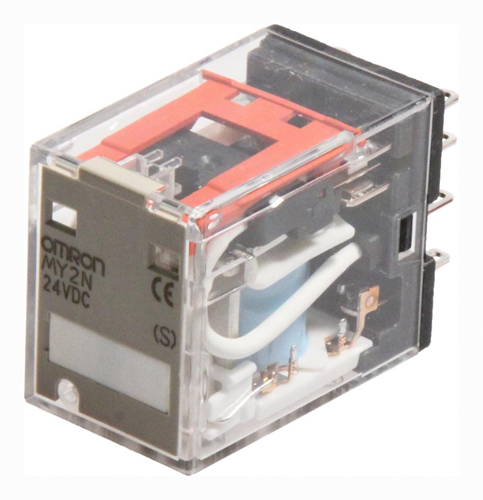 MY2N D2 DC24 RELAY, DPDT, 250VAC, 30VDC, 10A OMRON
