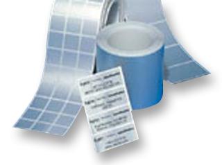 MP-381191-5-8A LABEL, SLV, 38X19MM, RL 5K TE CONNECTIVITY