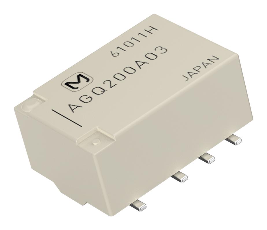 AGQ200S24Z SIGNAL RELAY, DPDT, 2A, 24VDC, SMD PANASONIC