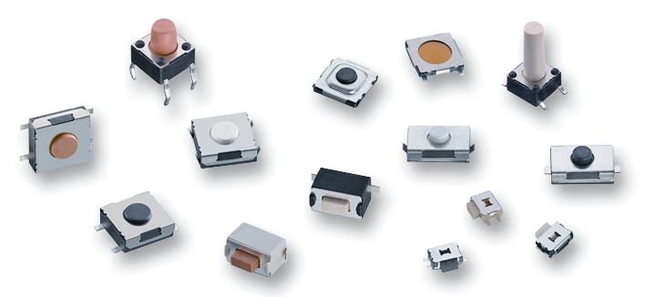 434111050826 SWITCH, 260GF, 6X3.5X5MM, WHITE, SMD WURTH ELEKTRONIK