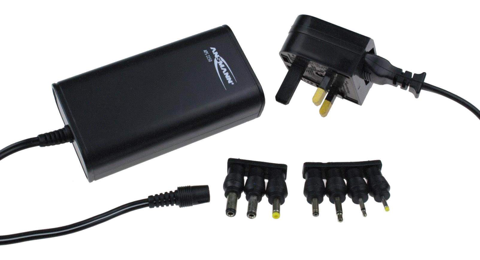 5311143 ADAPTER, AC-DC, 3 O/P, 27W ANSMANN