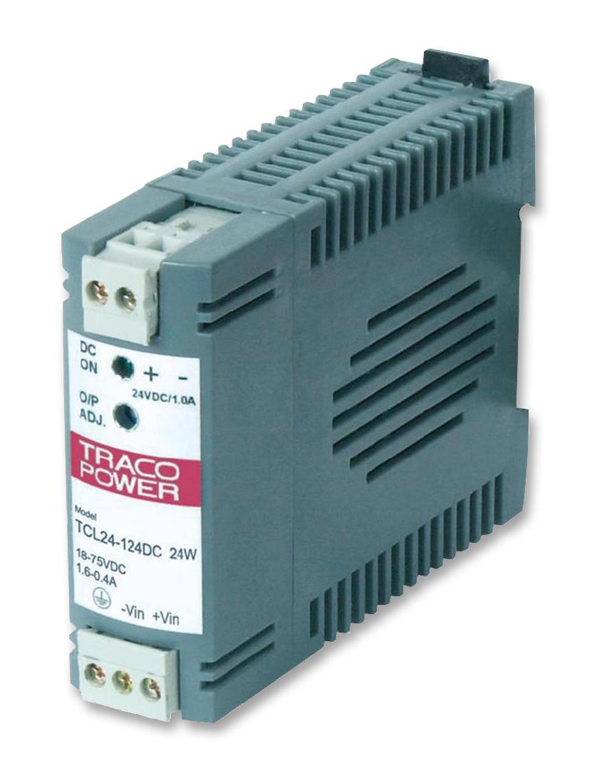 TCL 012-124DC CONVERTER, DC-DC, 24V, 12W TRACO POWER