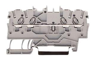 2000-1404 TERMINAL BLOCK, DIN RAIL, 4POS, 12AWG WAGO