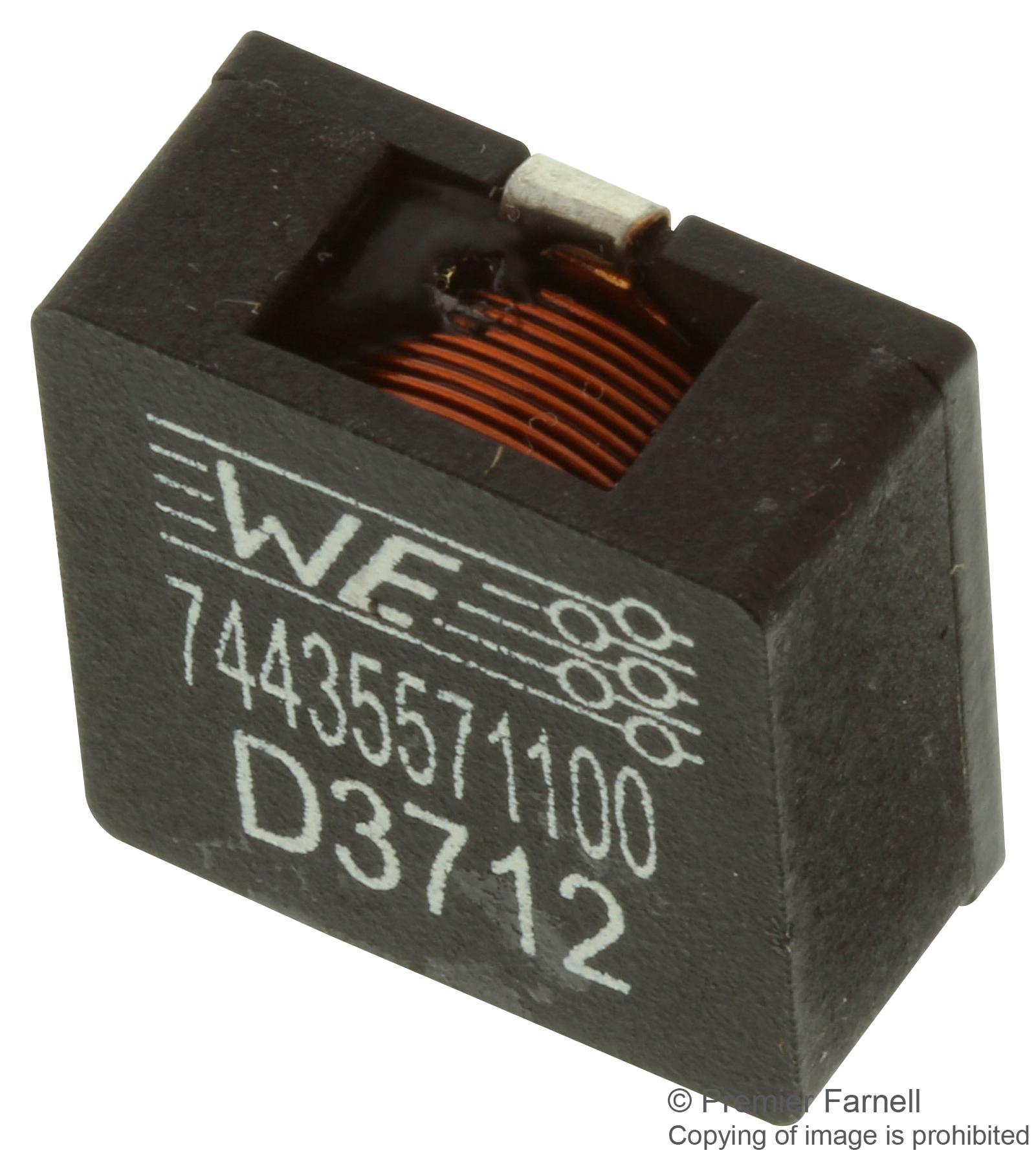 7443551280 INDUCTOR, 2.8UH 20%, 11A, HI CURRENT WURTH ELEKTRONIK