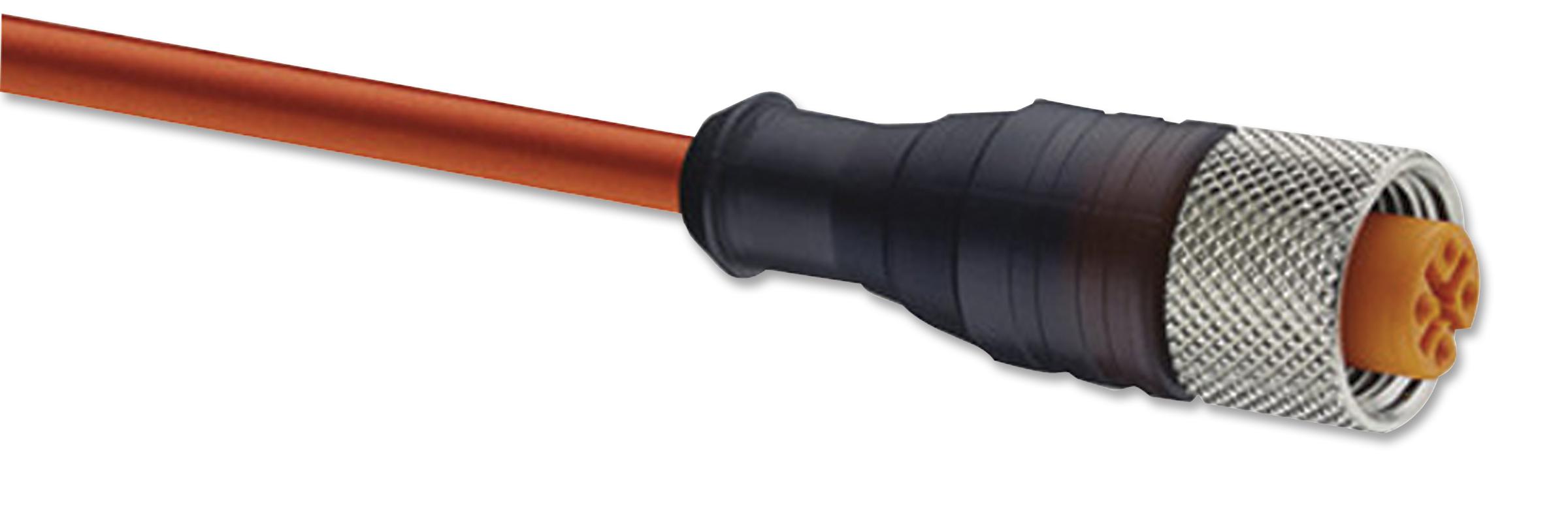 RKT 4-3-224/2 M LEAD,PUR, M12 SKT-FREE END, 3P, 2M LUMBERG AUTOMATION