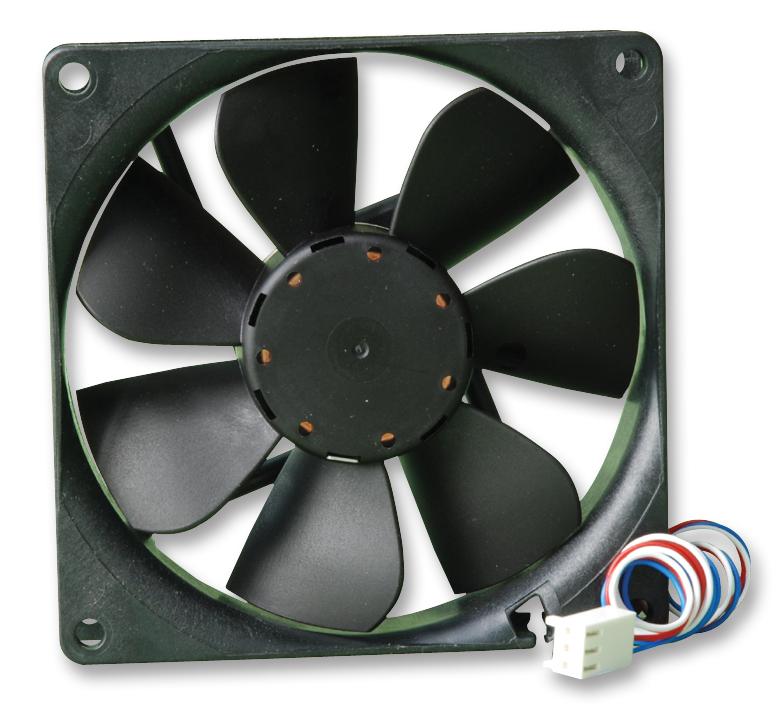 8412N/2GLE-256 FAN, PC, W/CONN, 80MM 12VDC EBM-PAPST