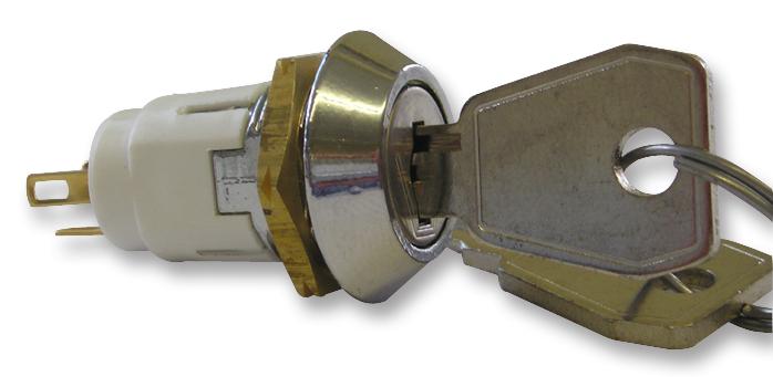 HRL-5-E-S-2 KEYSWITCH, SPDT, SAME KEY, HI RETENTION LORLIN