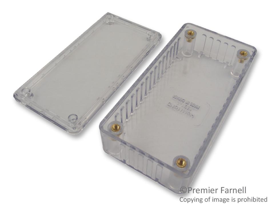 1591ETCL TRANSLUCENT ENCLOSURE, CLEAR 191X110X57 HAMMOND