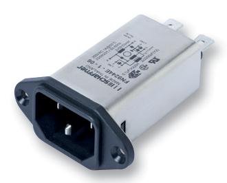 FN9244EB-6-06 IEC INLET, FN9244E, MEDICAL,EARTH,6A SCHAFFNER