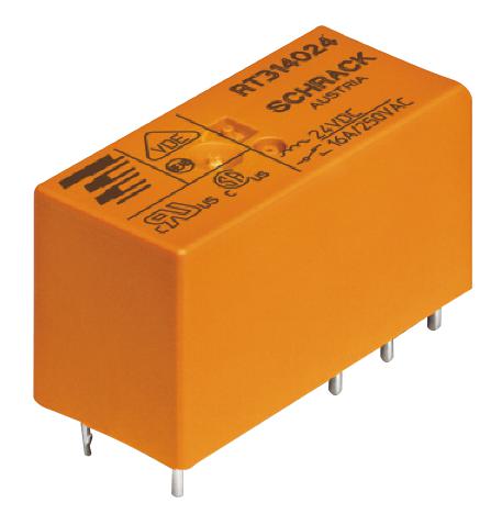 RTE44012F RELAY, DPST-NO, 250VAC, 8A POTTER&BRUMFIELD - TE CONNECTIVITY