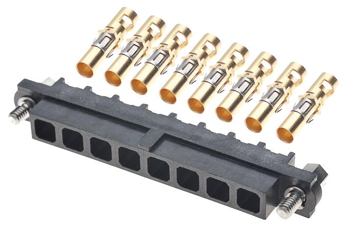 M80-4000000F1-06-325-00-000 SOCKET, 0 SIGNAL, 6 POWER HARWIN