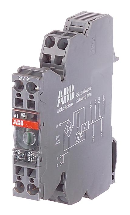 1SNA645041R0200 RELAY, DPDT, 250VAC, 5A ABB