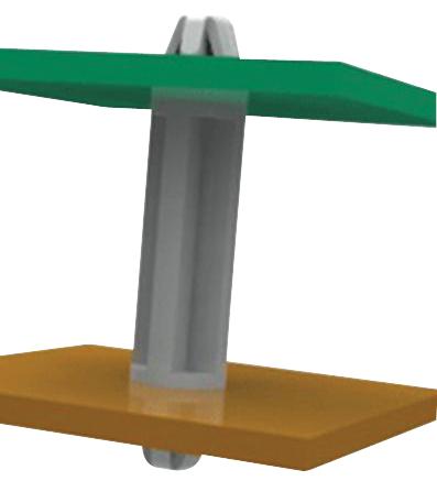 DLSP-1-14M-01 PCB SPACER SUPPORT, NYLON 6.6, 14MM,PK40 ESSENTRA COMPONENTS