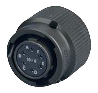 62GB-56T10-06SN-760 CIRCULAR, SIZE 10, 6WAY, SKT AMPHENOL LTD