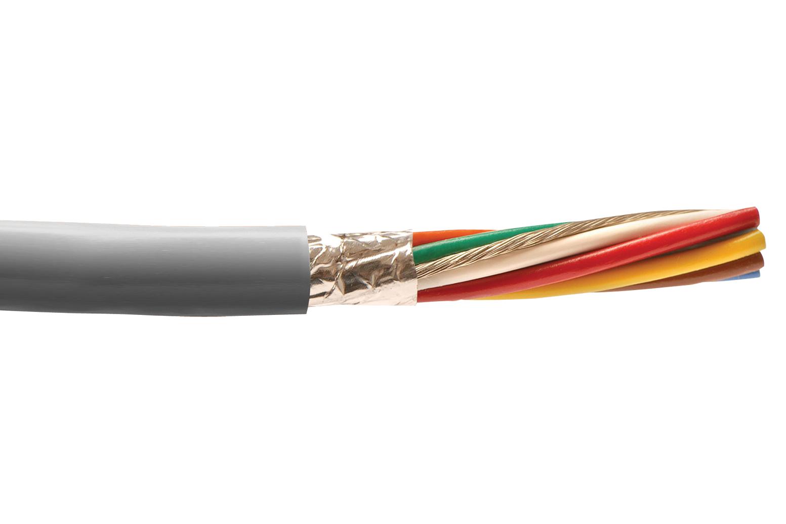 B956062 GE321 SHLD FLEX CABLE, 6COND, 0.81MM2, 50M ALPHA WIRE