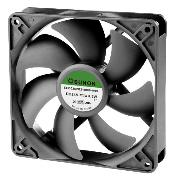 EEC0252B2-0000-A99 FAN, STANDARD, 120MM, 24VDC SUNON