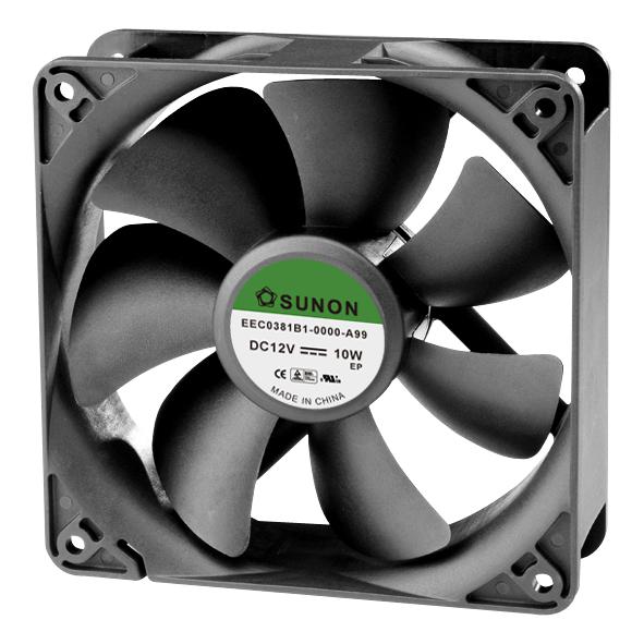 EEC0381B1-0000-A99 FAN, STANDARD, 120MM, 12VDC SUNON