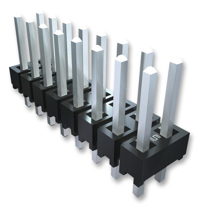 HTSW-103-07-F-D CONNECTOR, HEADER, 6POS, 2.54MM SAMTEC