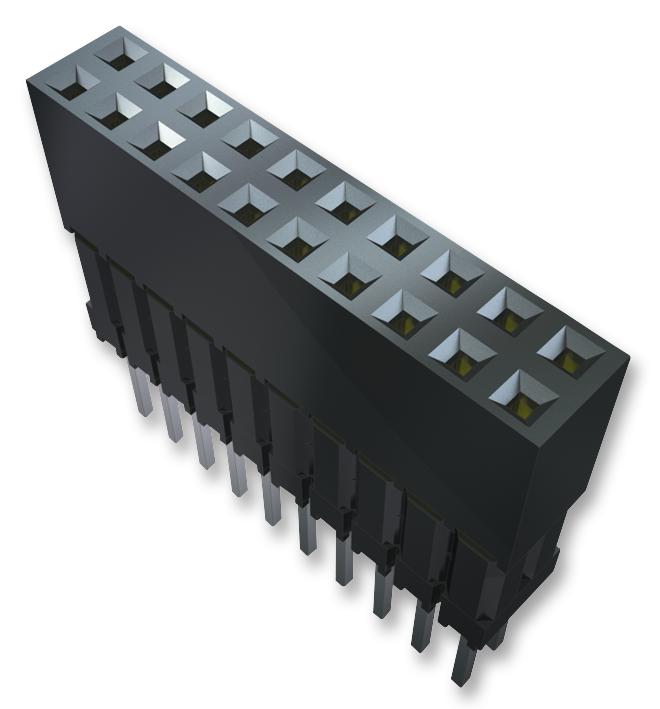 ESQ-105-44-G-D CONNECTOR, RCPT, 10POS, 2ROW, 2.54MM SAMTEC