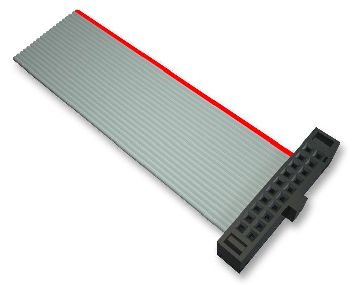 FFSD-10-S-05.50-01-N LEAD, 1.27MM, IDC, 5.5IN, 20WAY SAMTEC