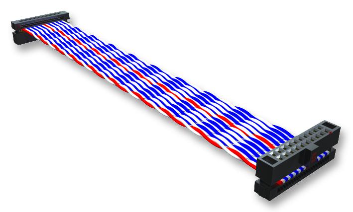 FFTP-13-D-08.77-01-N CABLE ASSY, IDC RCPT-RCPT, 26P, 222.76MM SAMTEC