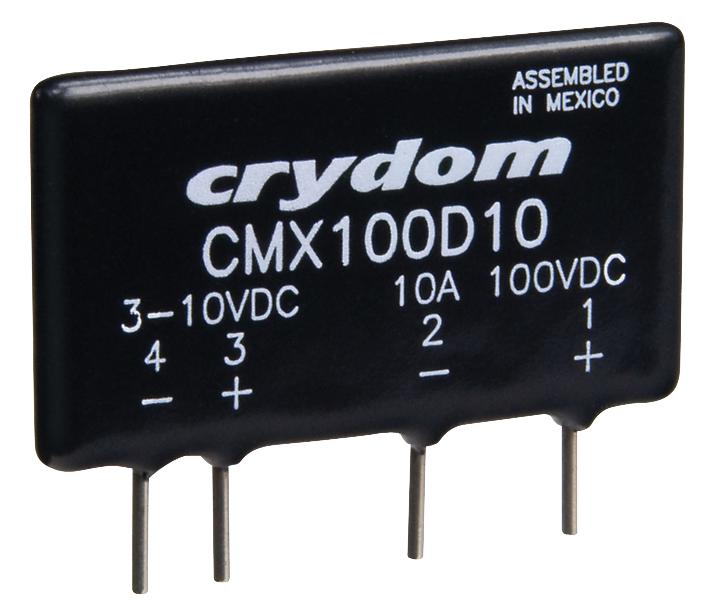 CMXE100D10 SSR, SIP, 100VDC/10A, 20-28VDC IN SENSATA/CRYDOM