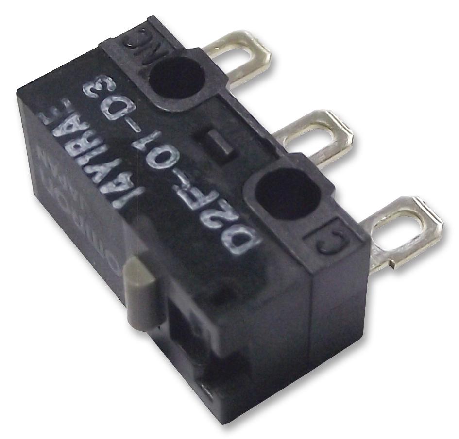 D2F01D3 MICROSWITCH, PIN, 0.1 OMRON