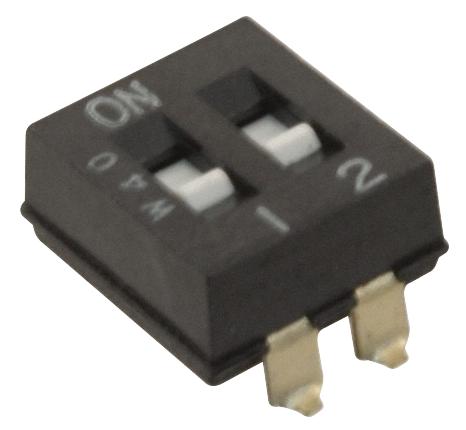 A6SN-4104 DIP SW, SPST, 0.025A, 25VDC, 4POS, SMD OMRON