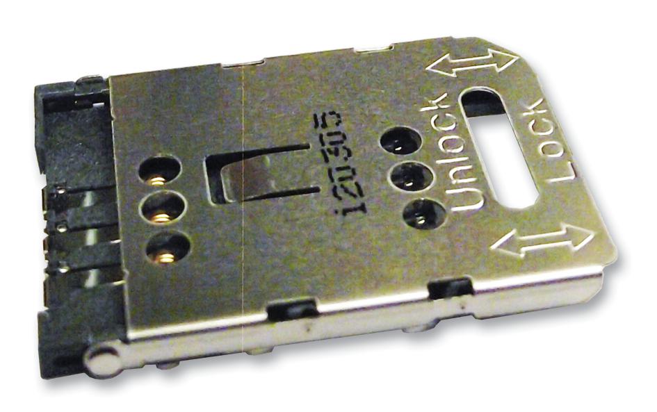 47388-2001 CONNECTOR, MINI SIM, 6POS MOLEX