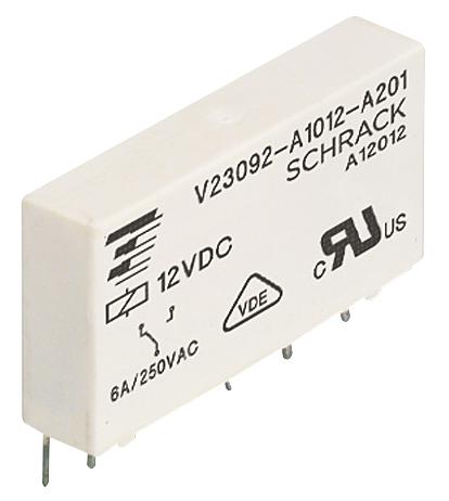 V23092-A1012-A301 RELAY, SPDT, 250VAC, 6A SCHRACK - TE CONNECTIVITY