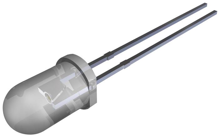 VLCS5130 LED, RED, TH, 25CD, 624NM VISHAY