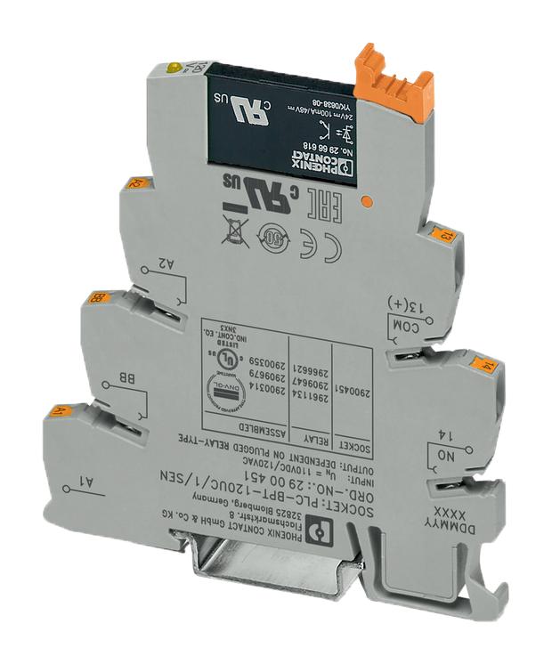 PLC-OPT- 120UC/ 48DC/100/SEN PLC OPTOCOUPLER, D/RAIL, 120UC/48DC PHOENIX CONTACT