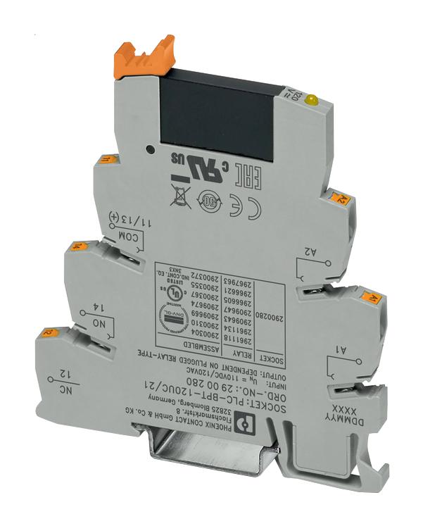 PLC-OPIT-120UC/230AC/1 PLC OPTOCOUPLER, D/RAIL, 120UC/230AC PHOENIX CONTACT